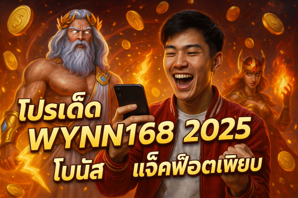 โปรเด็ด WYNN168 2025 โบนัส แจ็คพ็อตเพียบ